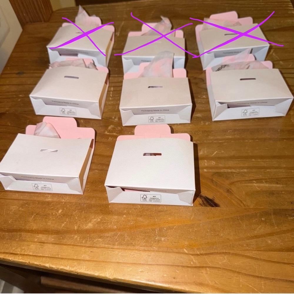 Lot of 5 NWOT Authentic Pandora Foldable Charm Envelope “Boxes” & Pandora Tissue - Picture 9 of 9